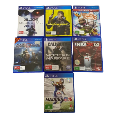 7 PS4 Games. PlayStation 4