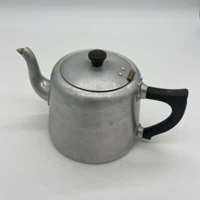 Vintage Adonized Steel Teapot [B#9]