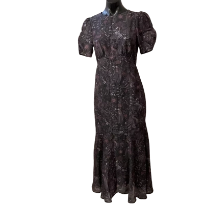 Disturbia   Size 8 Casual Dress Black  / Pattern 