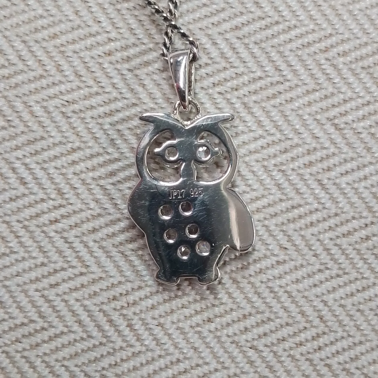Chain Eule Women's Silver Owl Necklace (s) - Used Very Good | Salvos Stores