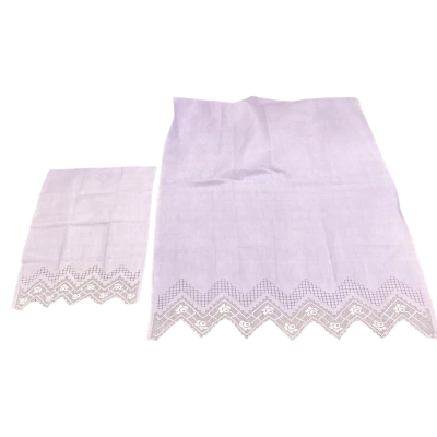 Vintage Antimacassar Set Lavender Size 21in*14in