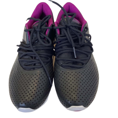 Reebok Womens (Youth) AUS / US Size 8 EasyTone Performance Leather Shoes Purple / Black 