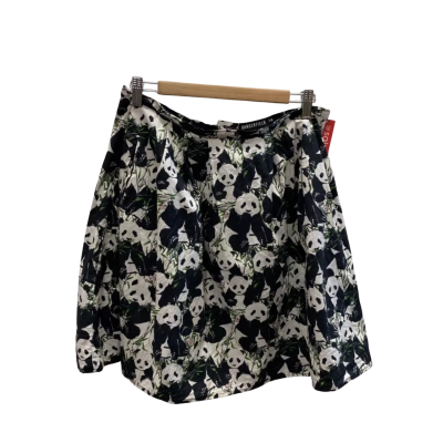Dangerfield Womens Size 14 Skirt Animal print / Black  / Green / Pink  / White 
