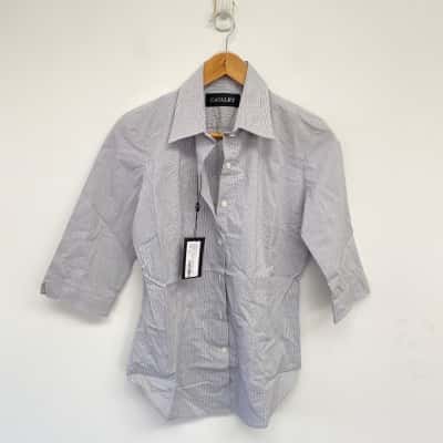 Cavalry Char Check Medium Sleeve Isabel Shirt Size 10 