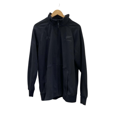 Adidas Mens  Size XL Track Jacket Black  "All Blacks"