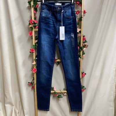 Womens Guess Super High-Rise Skinny Jeans Size XS/24 RRP $129.95