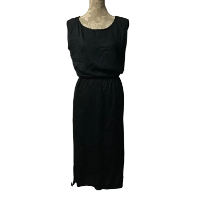 Adrift Womens  Size S Tamika Sleeveless Dress in Moonlight Black  