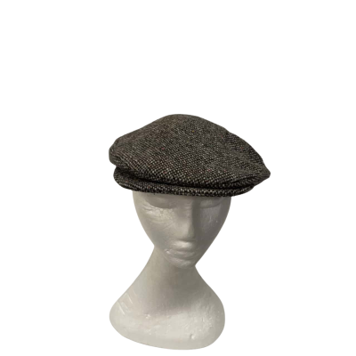 Vintage Handcrafted by Hanna Hats  Wool Mens  Size M Grey 