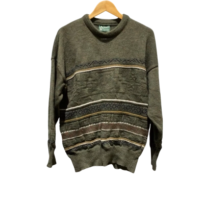 Ansett Pure Australian Wool Vintage Jumper Mens  Size M Crew Neck 