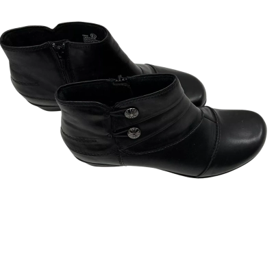 'Planet Shoes' womens Black Leather comfort ankle boot (NEW) - size 8.5   
