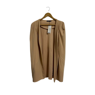Boohoo Longline Tailored Crepe Cape Size 14