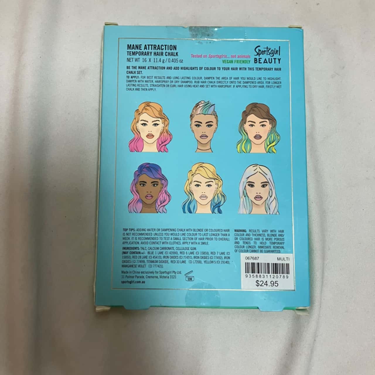 Sportsgirl Beauty Mane Attraction Temporary Hair Chalk