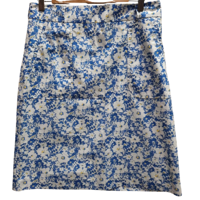 SPORTSCRAFT Liberty Size 10 Knee Length Skirt With In Seam Pockets & Belt Loops