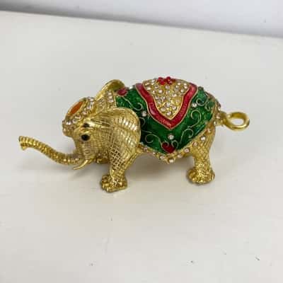 Rucinni Swarovski Elephant Trinket Box