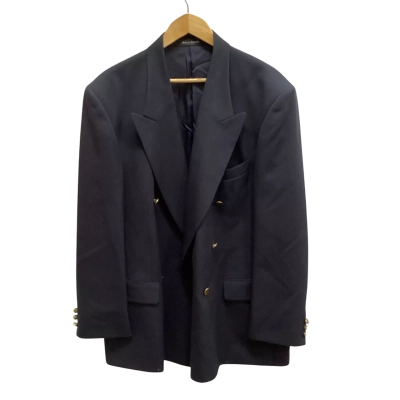 Vintage Pierre Cardin Mens Blazer Navy Blue H