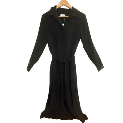 Kookai Womens  Size 8 Shirt Dress Black  