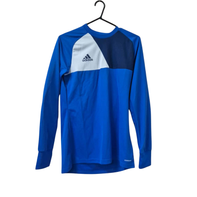 Adidas Mens Goal Keeper Jersey Size S Black  / Blue / White 