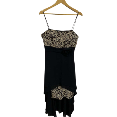 5pm Womens size 12 black evening & day dress 