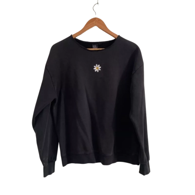 Ghanda Womens  Size 8 Jumper Black  / Grey 