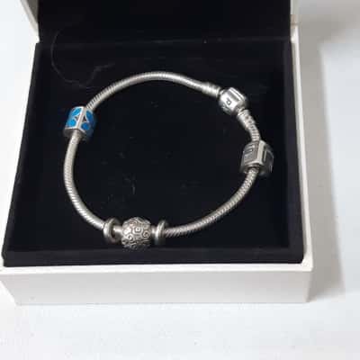 Pandora Silver Charm Bracelet 
