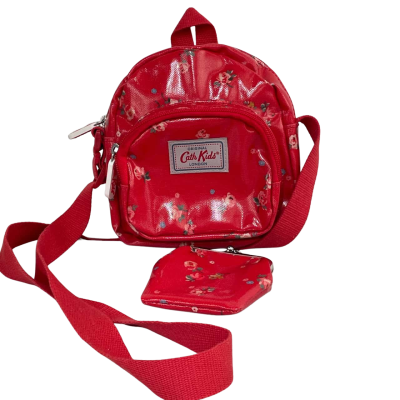 Cath Kidston Kids Red Floral Handbag and Purse 