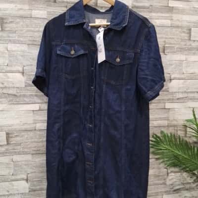 Target Womens  Size 16 Casual Dress / Denim Dress Blue 