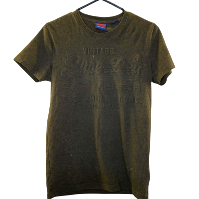 Superdry Mens  Size S Short Sleeve T-shirt Green 