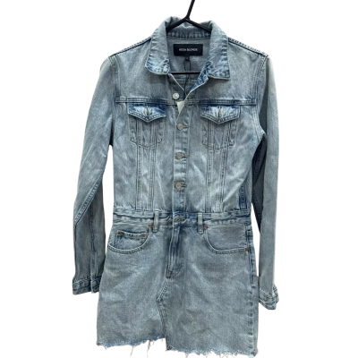 Neon Blonde Womens  Size S Denim Dress 