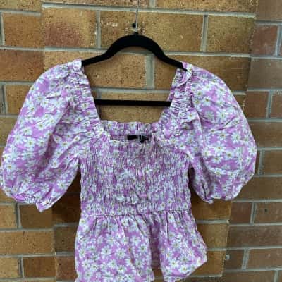 Sportsgirl Womens  Size 6 Floral Top