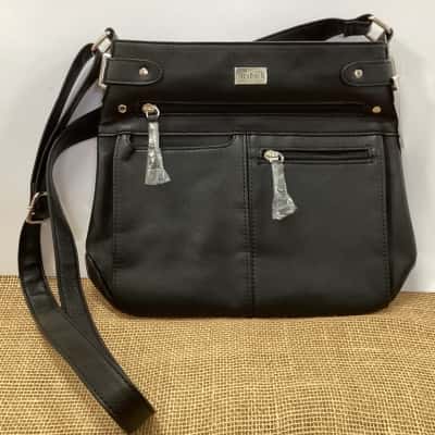 Cabrelli Womens Cross Body Bag Black  