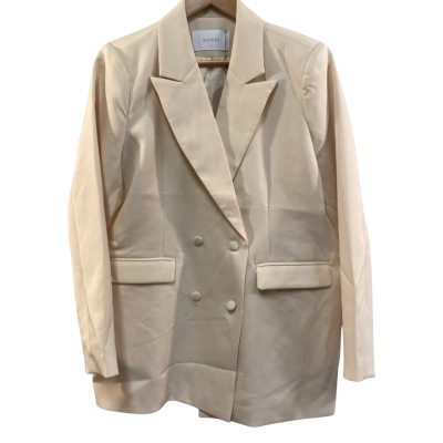 Meshki Womens  Size M Blazer Cream 