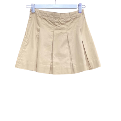 Beautiful As New Girls Pleated Skirt Size 8 Brown 