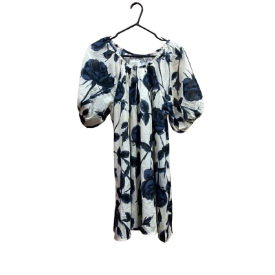 Seafolly Womens  Size M Mini Dress Blue / Cream / Floral 
