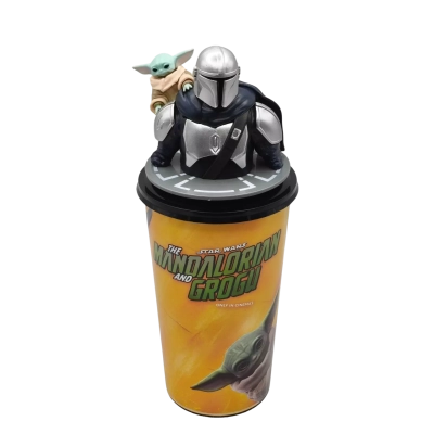 Collectors Item - The Mandalorian & Grogu (Mandalorian & Grogu Lid) Dome Cup 32oz Inc Straw  (brica shelf)