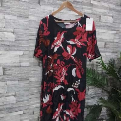 Foil Clothing Womens  Size 14 Casual Dress Black  / Multicoloured 