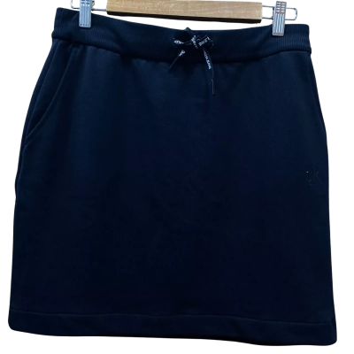 Calvin Klein Black Drawcord Skirt Size M