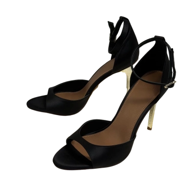 Wittner 'Aitken Black Recycled Satin Heel' (Size EU 39)
