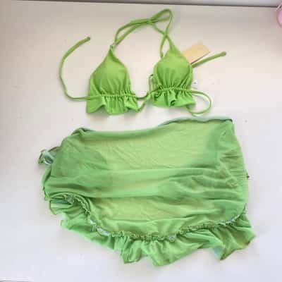 Sorelle UK Green Bikini Top Size S 