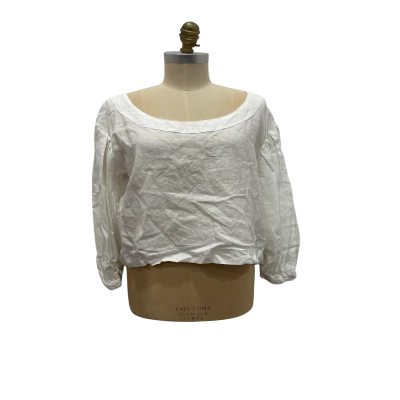 Carla Zampatti Womens  Size 14 Long Sleeve Top White 
