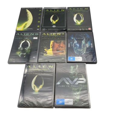 8 unopened DVD’s Alien