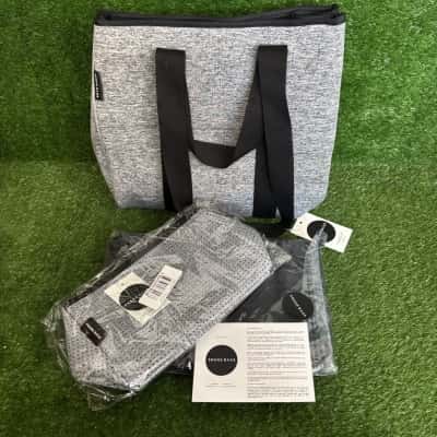 Prene Bags Light Grey Bag (+ Cosmetic Bag & Bag Organiser)