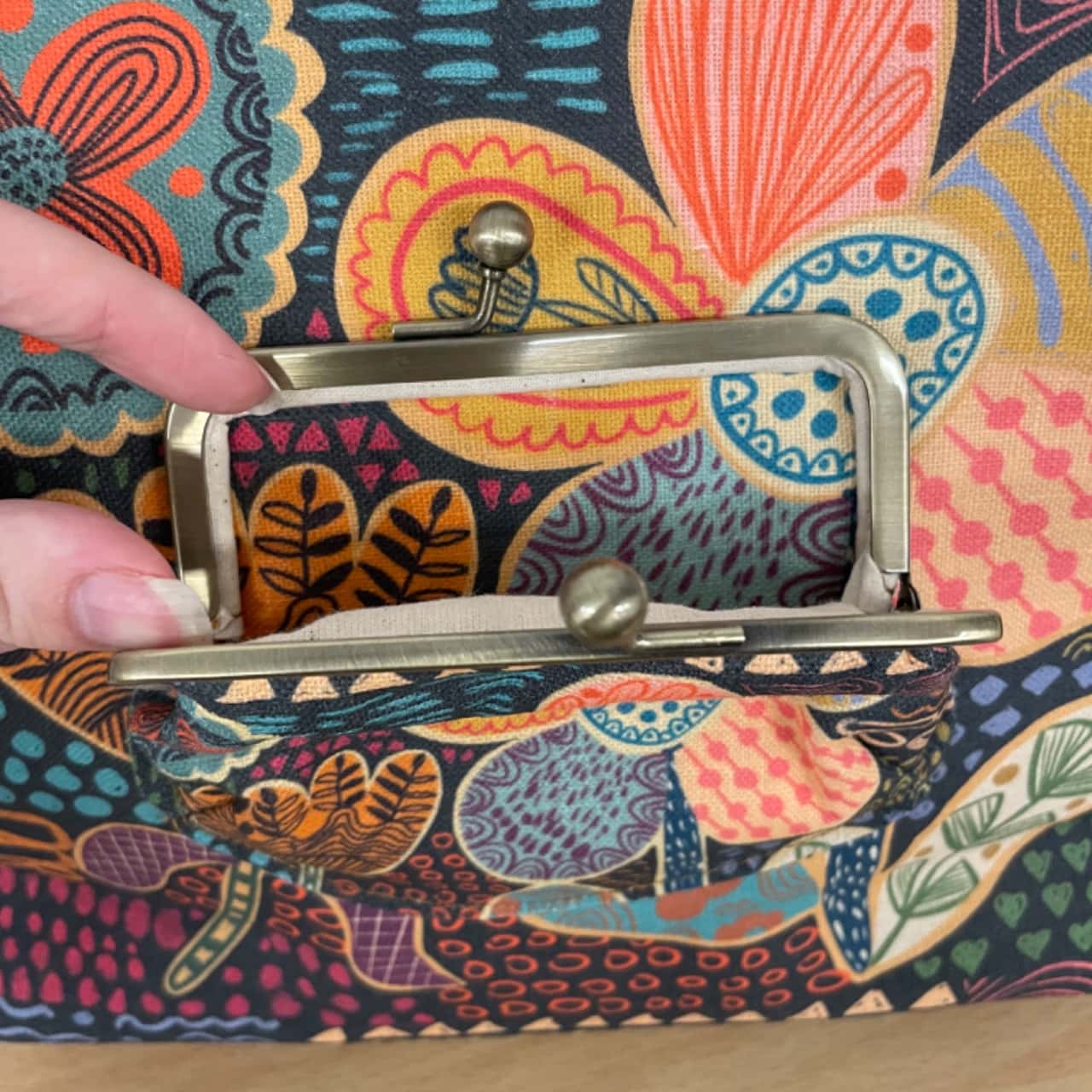 Pink Oasis Doodle Flora Handbag and Crossbody 2 Way Bag, Leather and Linen, Brand New with Tags