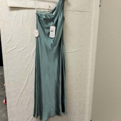 Pilgrim Thea One Shoulder Satin Dress NWT RRP $199.95