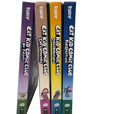 Cat Kid books x 4