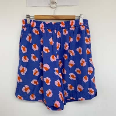 Gorman Blue Orange Floral Shorts  Size 10 