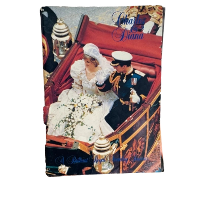 charles diana a brilliant royal wedding souvenir magazine 