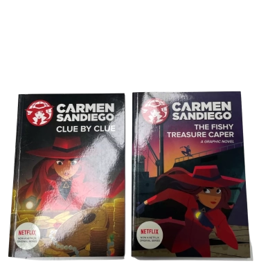 Carmen Sandiego five book set in excellent condition