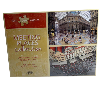 2 x Reader’s Digest 1000 piece jigsaw puzzles.