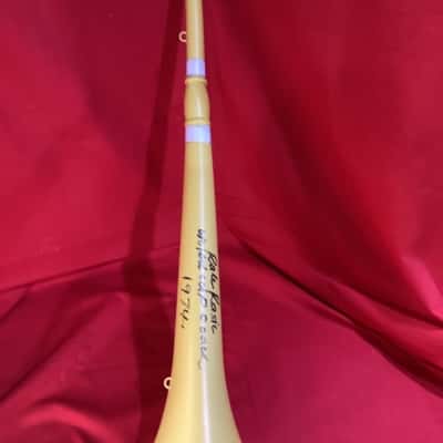 Autographed Rale Rasic Plastic Yellow Horn, 1974 World Cup