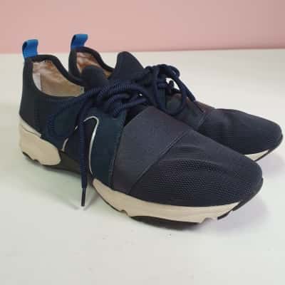 Carvela Women's Size 39 Kurt Geiger Lament Navy Sneaker